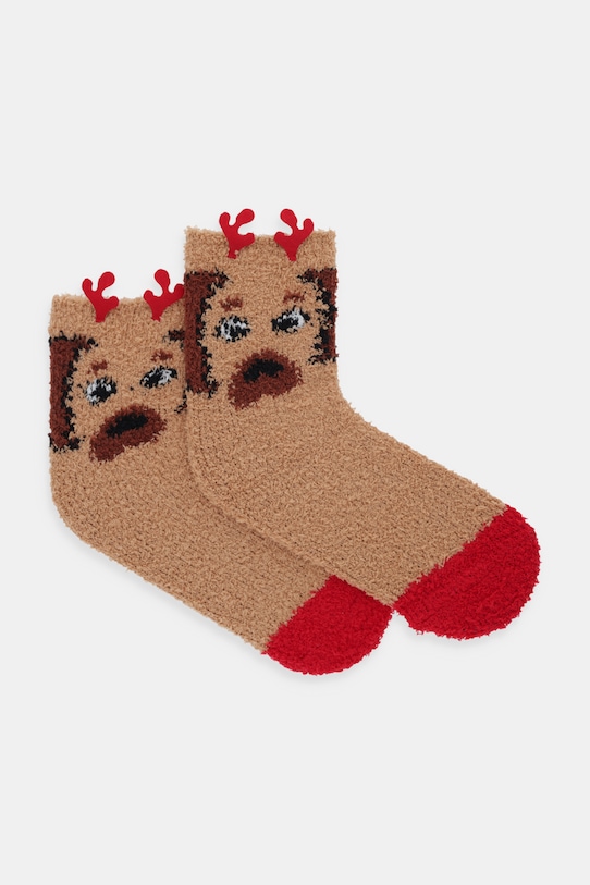 

Носки United Colors of Benetton, коричневый