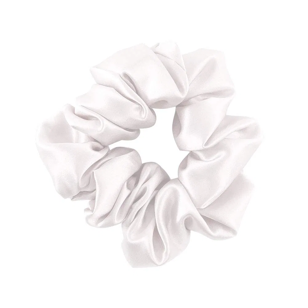 Шелковые резинки для волос THXSILK, белые Thxsilk, White