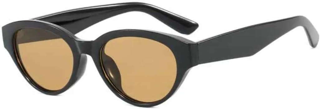 

Солнцезащитные очки с защитой UV400 | Dohohdo «Кошачий глаз» с разноцветными линзами | для женщин и мужчин, для занятий спортом на открытом воздухе и вождения DSVIGF, Black Tea