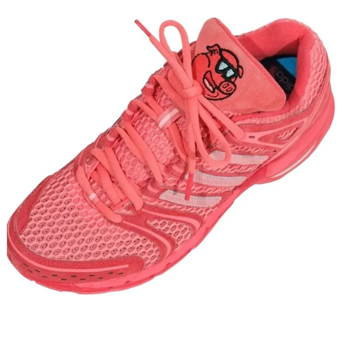 Кроссовки Adidas x UNheardof Adistar Control 5 Piggy Runner 2.0 'Steve-O', красный — фото 2