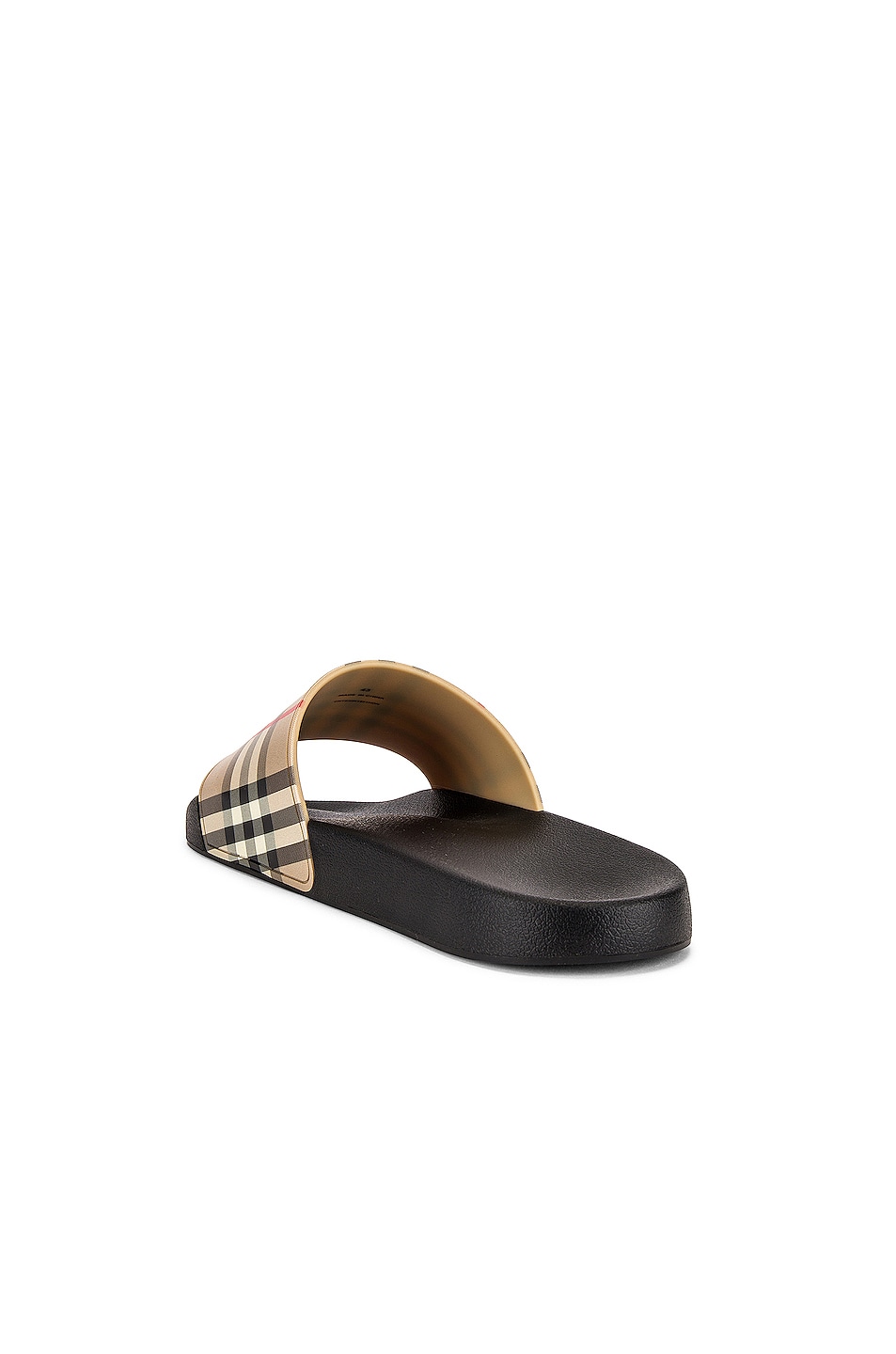 Футболка Burberry Furley M Check Slide, архив бежевый — фото 3