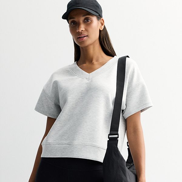 

Футболка с V-образным вырезом Women's Solace Flx, Dark Moonbeam Heather