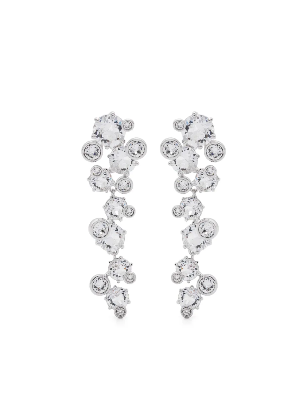 

Серьги-подвески Constella Swarovski, серебяный