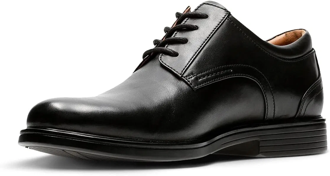 Мужские дерби Clarks Un Aldric Lace, 2-Black (Black Leather) — фото 4