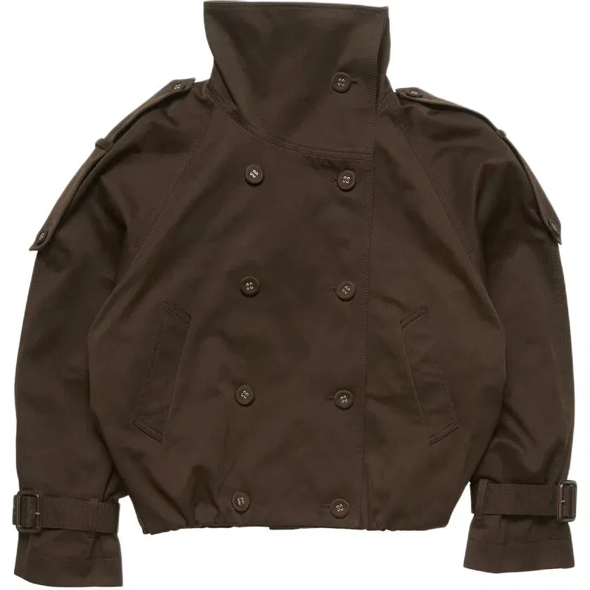 Тренч женский Acne Studios Chestnut Brown — фото 4