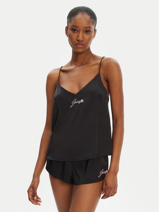 

Пижамная футболка стандартный крой JCLCT125511 Juicy Couture, черный