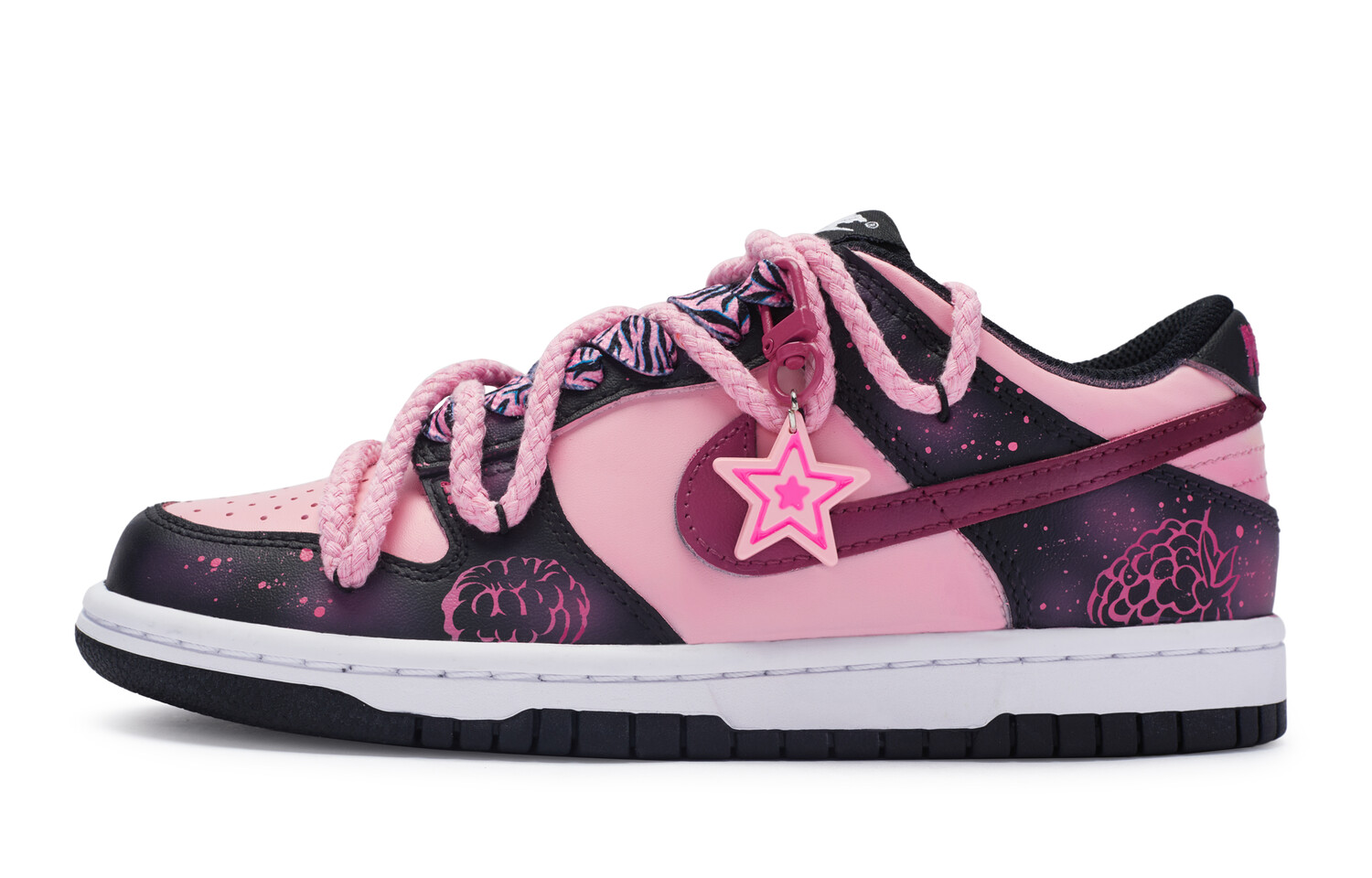 

Женские кроссовки для скейтбординга Nike Dunk, Black/Pink