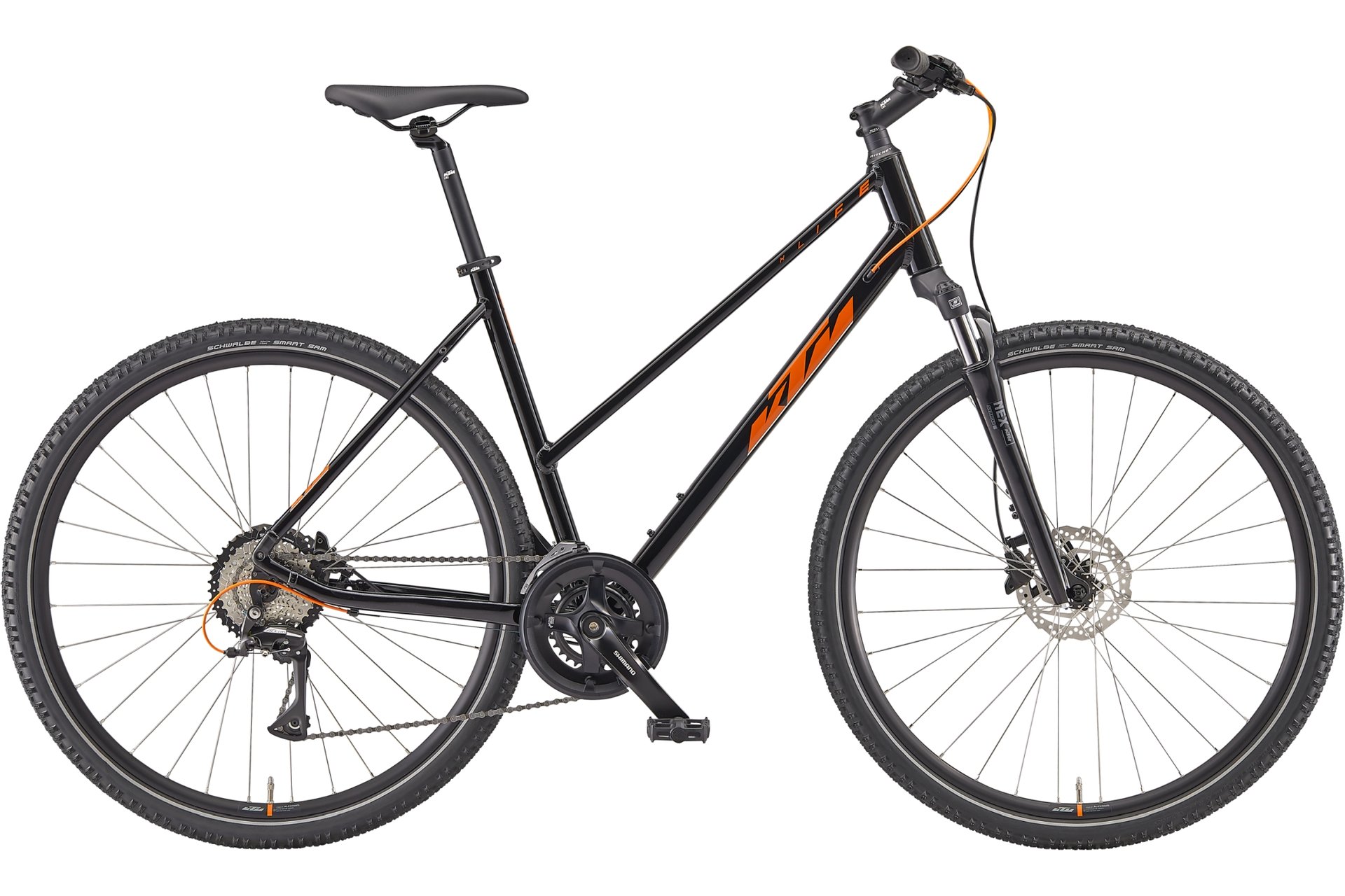 

Кроссовый велосипед KTM X-Life Track - 28 дюймов - Damen Sport - 2023, цвет Schwarz|black (orange+silver), Черный, Кроссовый велосипед KTM X-Life Track - 28 дюймов - Damen Sport - 2023, цвет Schwarz|black (orange+silver)