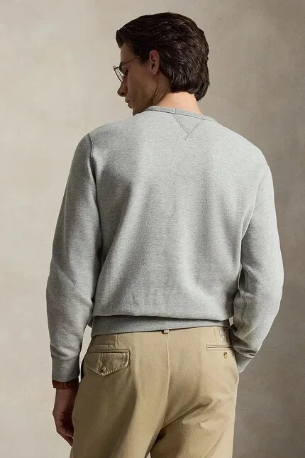 Худи из футера Polo Ralph Lauren, серый — фото 2