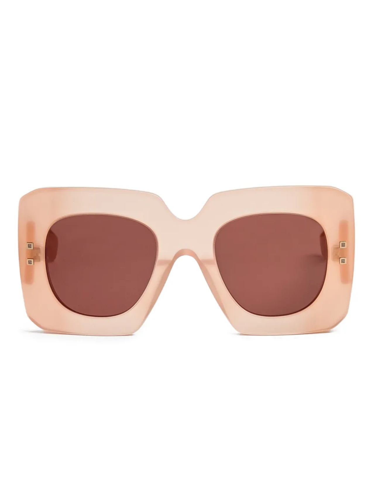 

Солнцезащитные очки с гравировкой логотипа Balmain Eyewear, розовый