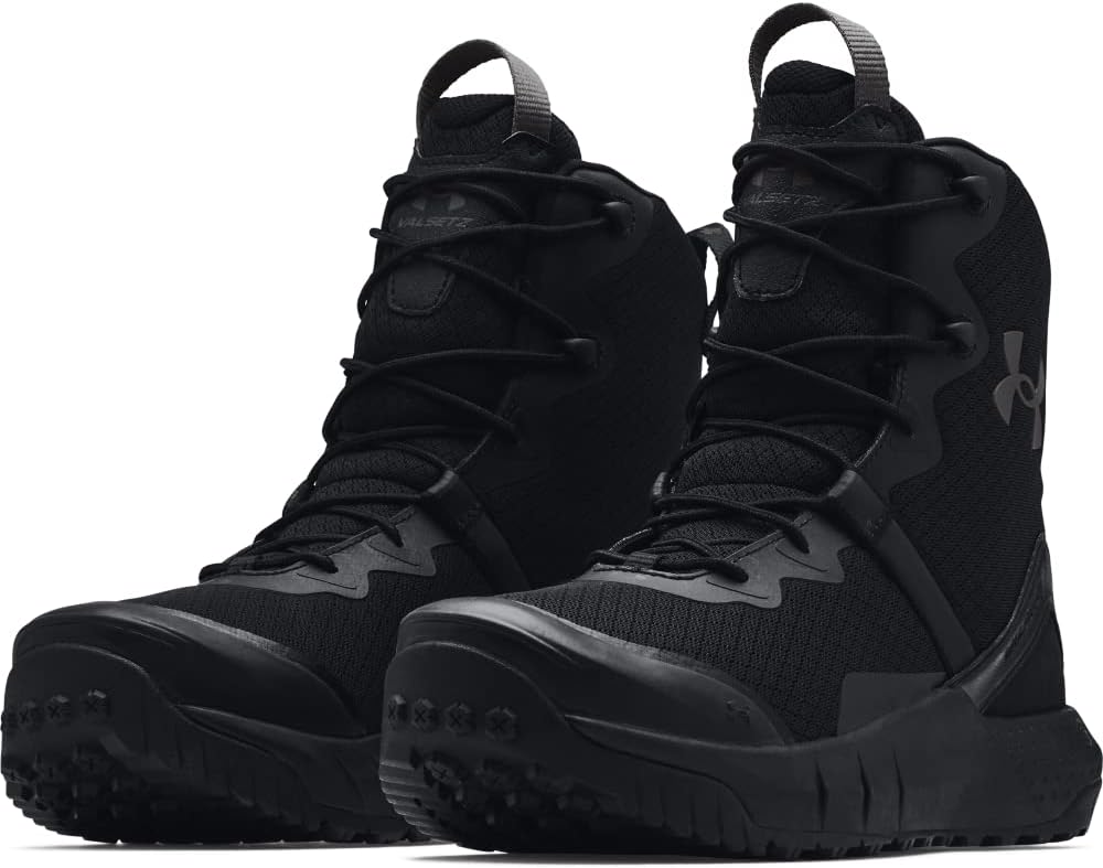Under Armour мужские тактические ботинки Micro G Valsetz, Black/Black/Jet Gray — фото 2