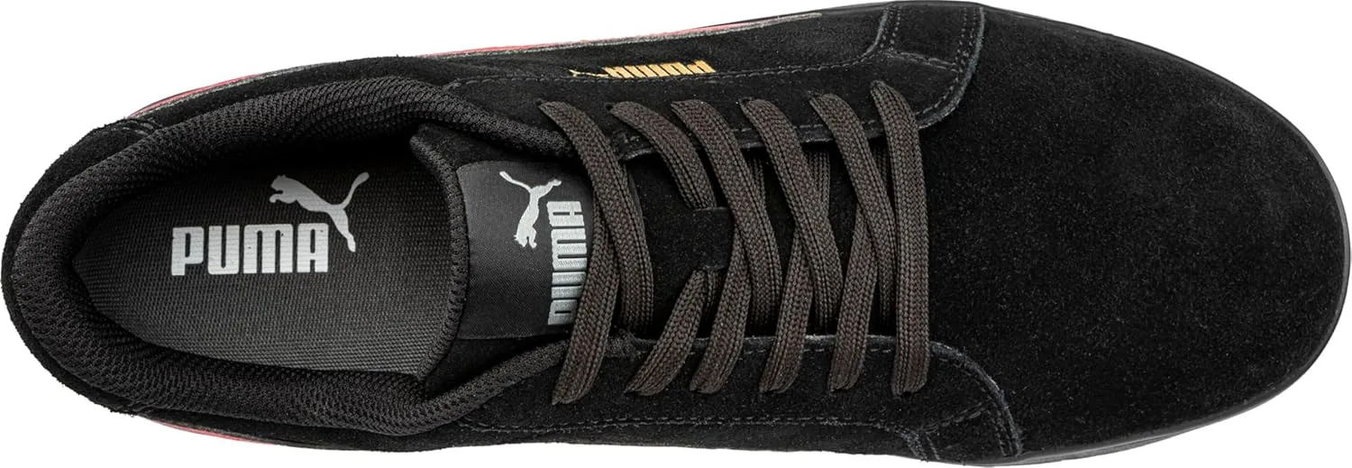 Мужские кроссовки Puma Iconic Suede Low Eh, черный/красный — фото 3