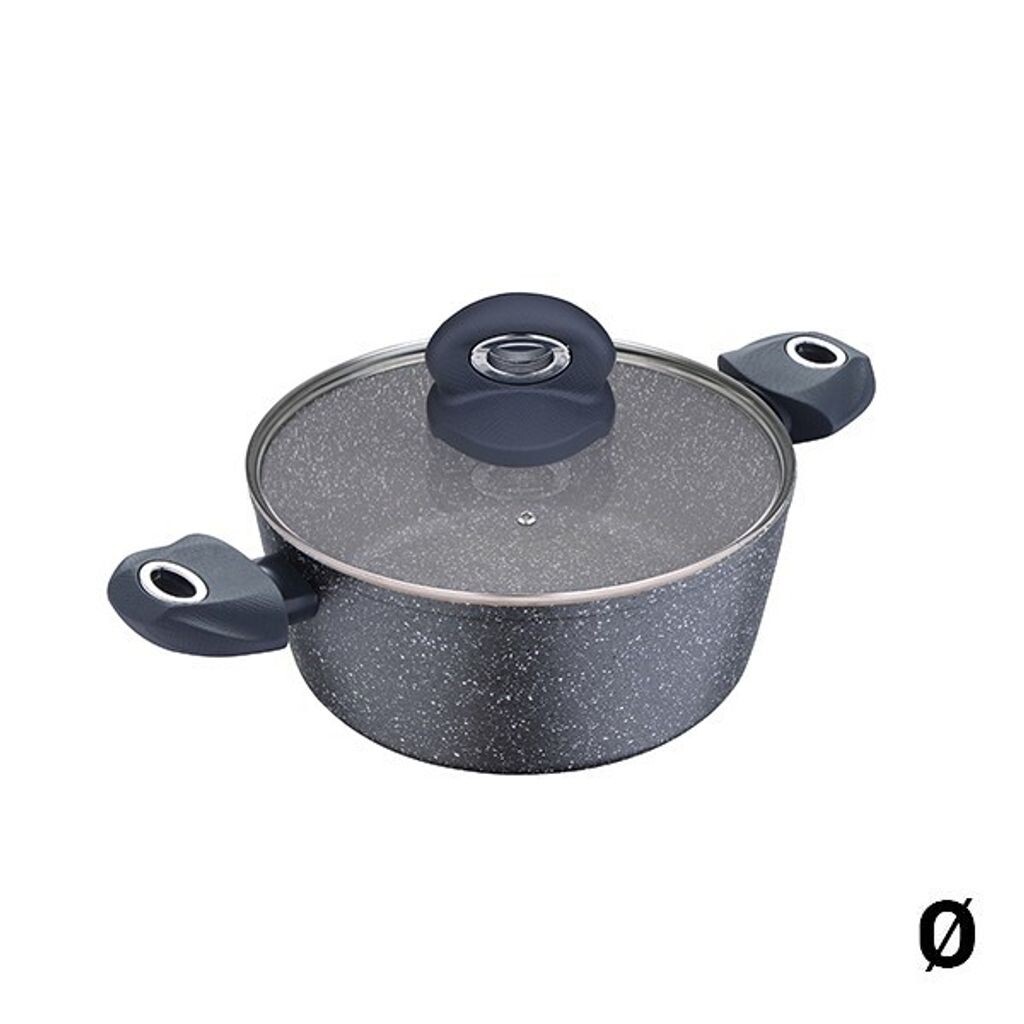 

Кастрюля Bergner Orion Grey из кованого алюминия