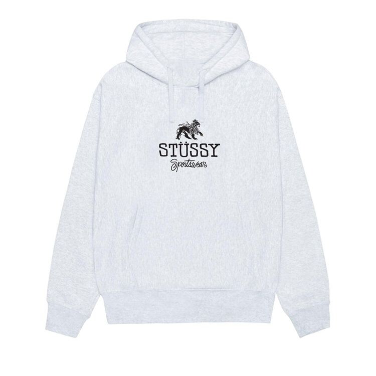 

Худи Stussy Sportswear Hoodie Ash Heather, серый