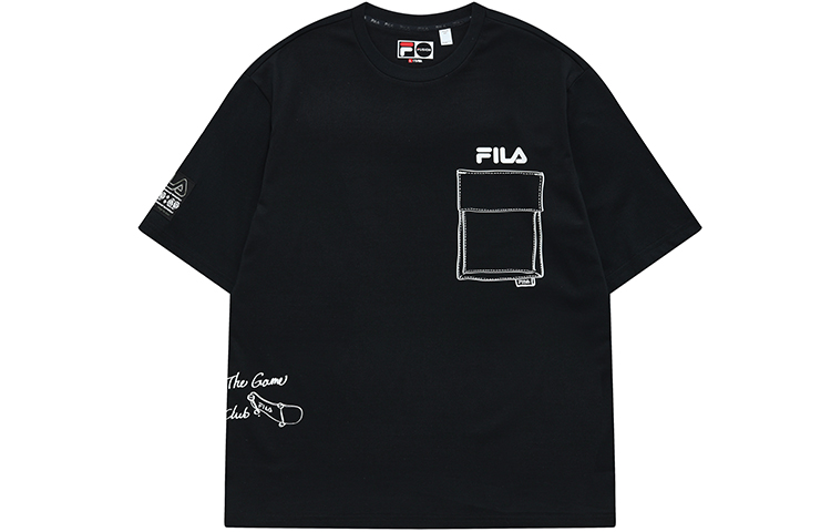 

Футболка с рукавом реглан мужская Pitch Black FILA FUSION