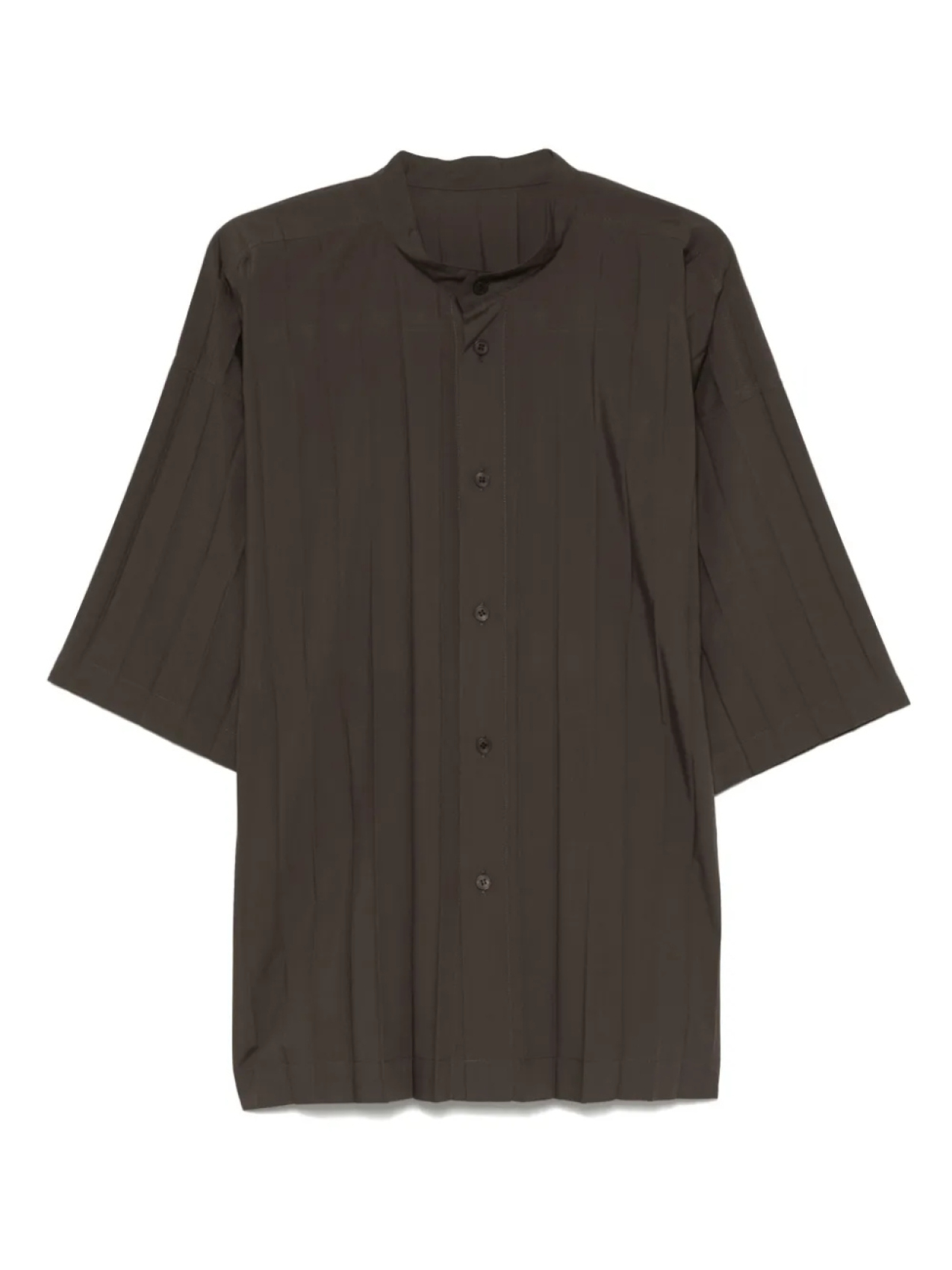 

Homme Plissé Issey Miyake рубашка со складками, коричневый
