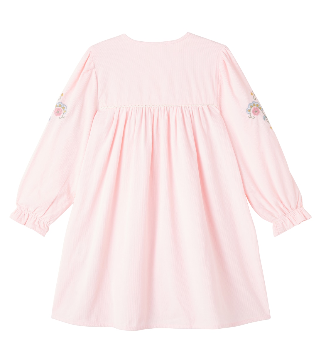 Платье Floriane из хлопкового вельвета с цветочным принтом Louise Misha, Light Pink — фото 3