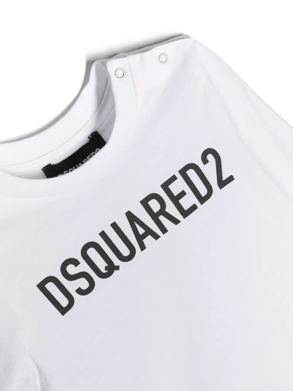 Футболка с длинными рукавами и логотипом DSQUARED2 KIDS, белый — фото 3