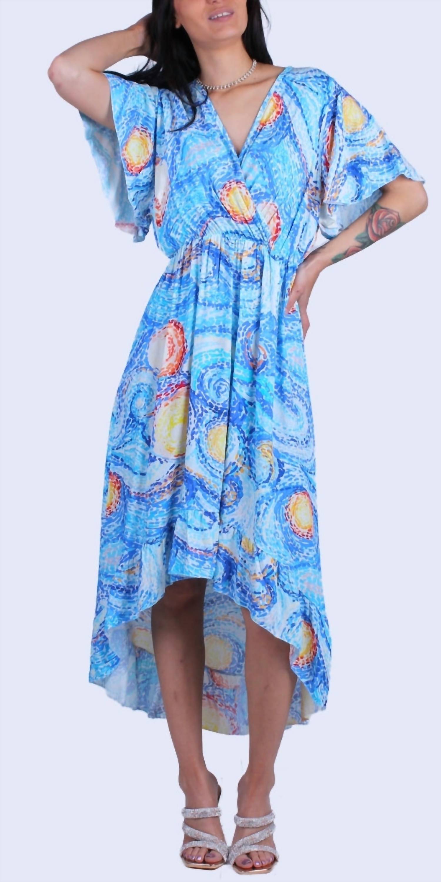 

Верона Арте Платье в синем цвете GIGI MODA