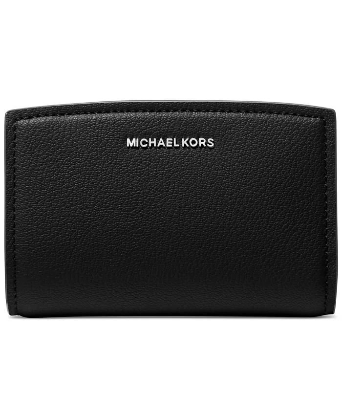 

Бумажник Bryant Medium Leather Zip Around с молнией Michael Kors, черный