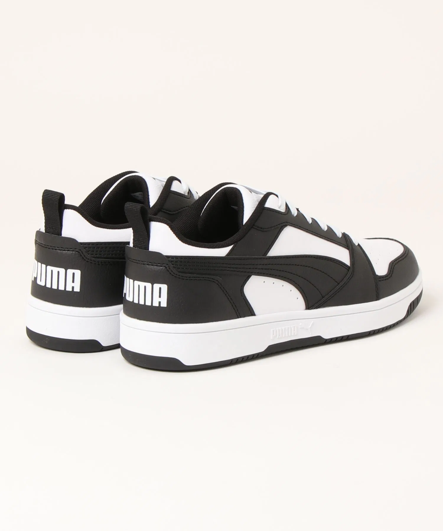 Мужские кроссовки PUMA Rebound V6 Low бело-чёрные — фото 2