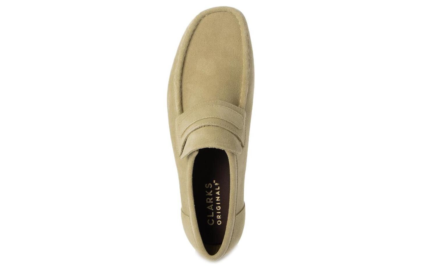 Мужские повседневные мужские низкие бежевые Clarks — фото 4