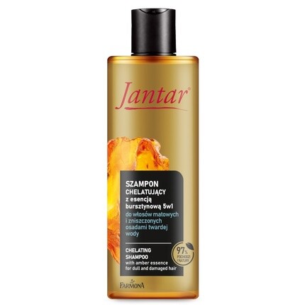 Jantar Amber Power Хелатирующий шампунь с янтарной эссенцией 5 в 1 300 мл Farmona