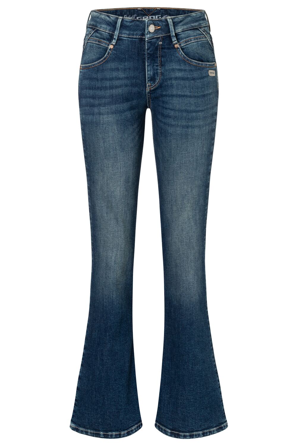 

Gang Джинсы-клеш в синем дениме