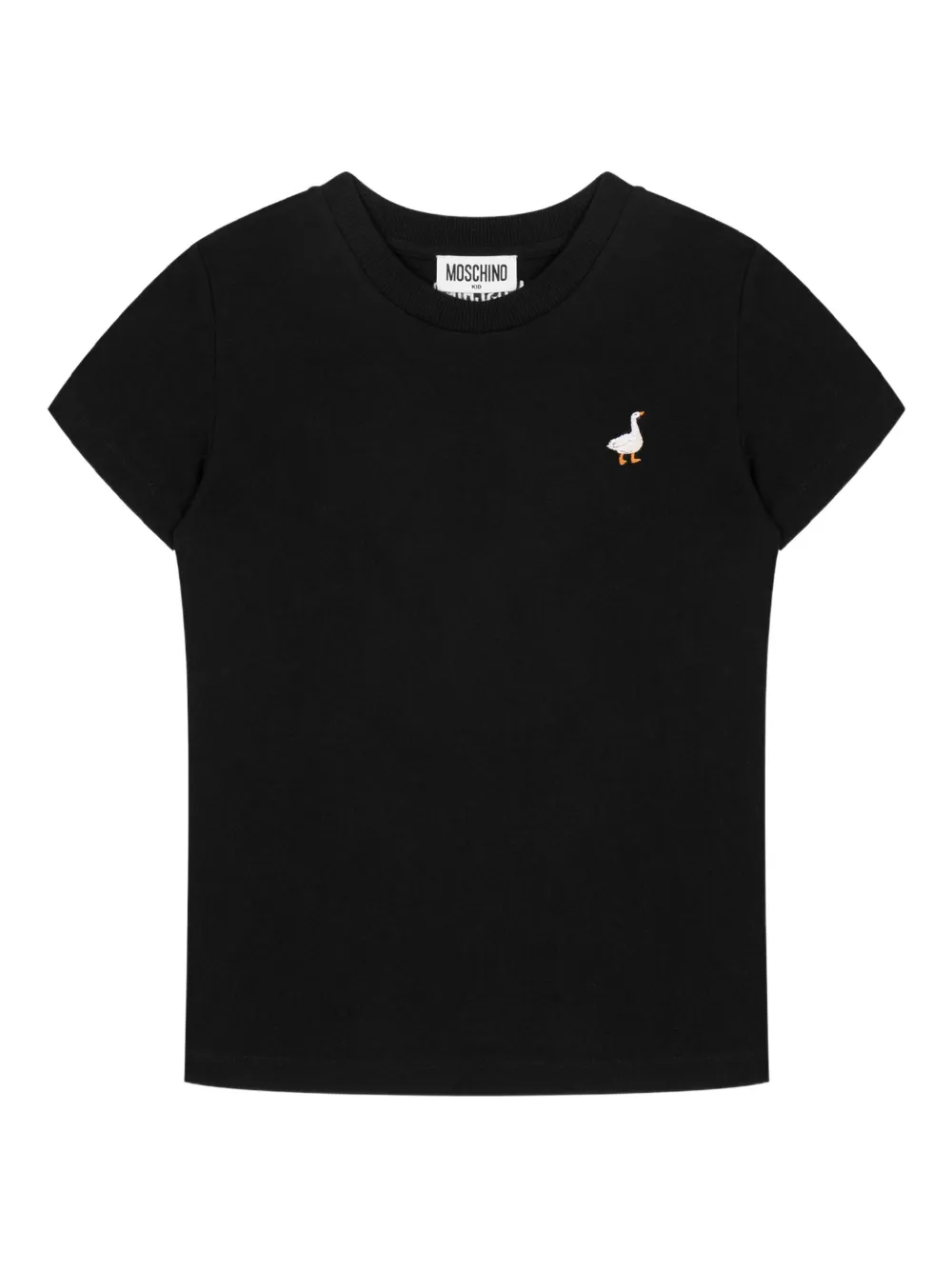 

Базовая футболка Moschino Kids, черный