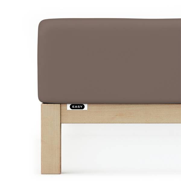 

Простыня schlafgut Jersey Elasthan, 120x40x220 см цвет sand deep