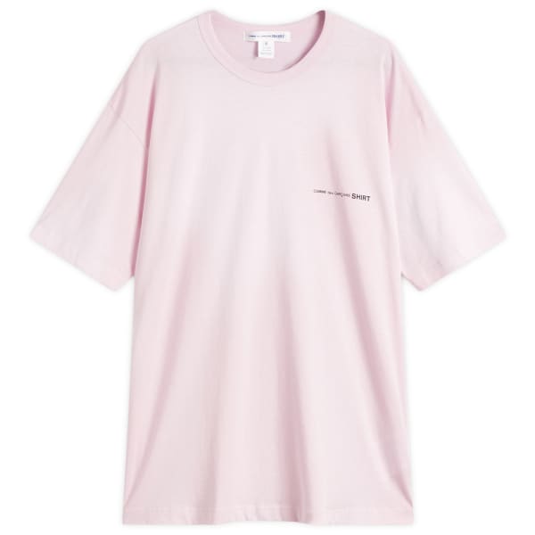

Футболка с маленьким логотипом Comme Des Garçons Shirt, розовый
