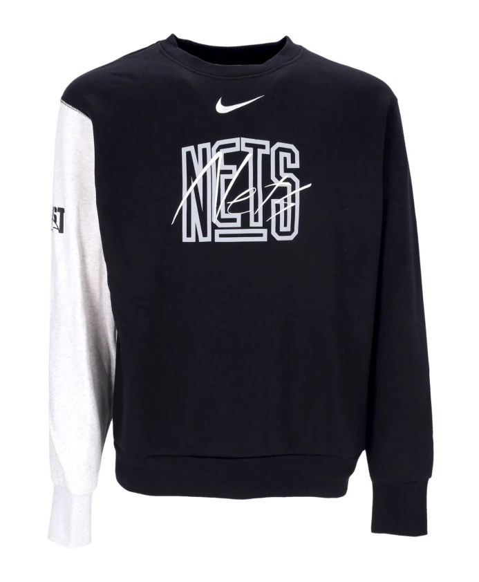

Толстовка с круглым вырезом «Бруклин Нетс» Nike, черный