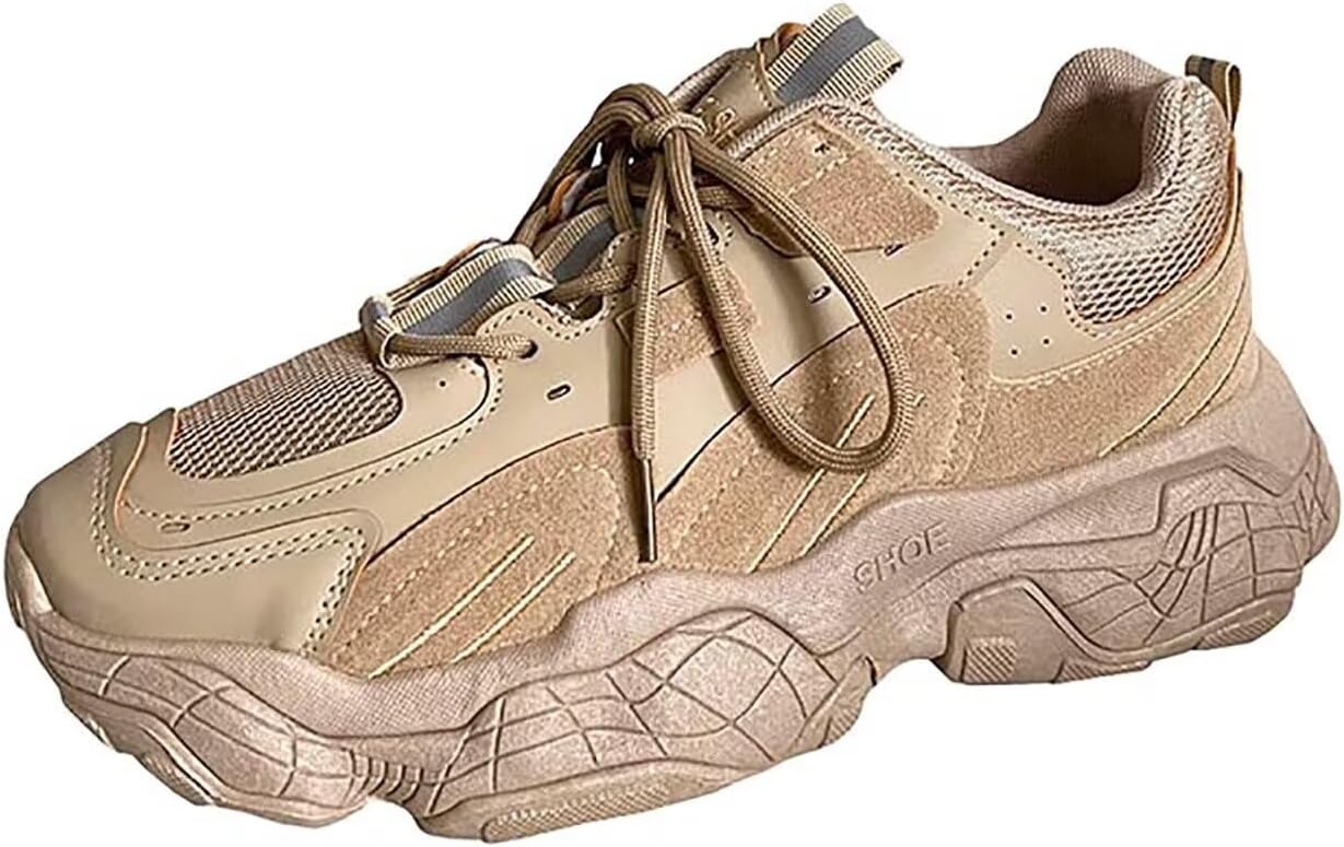 

Мужские кроссовки TERBOFIN, модные кроссовки для бега, теннисные кроссовки, массивные спортивные кроссовки для ходьбы, тренажерного зала и активного отдыха, хаки