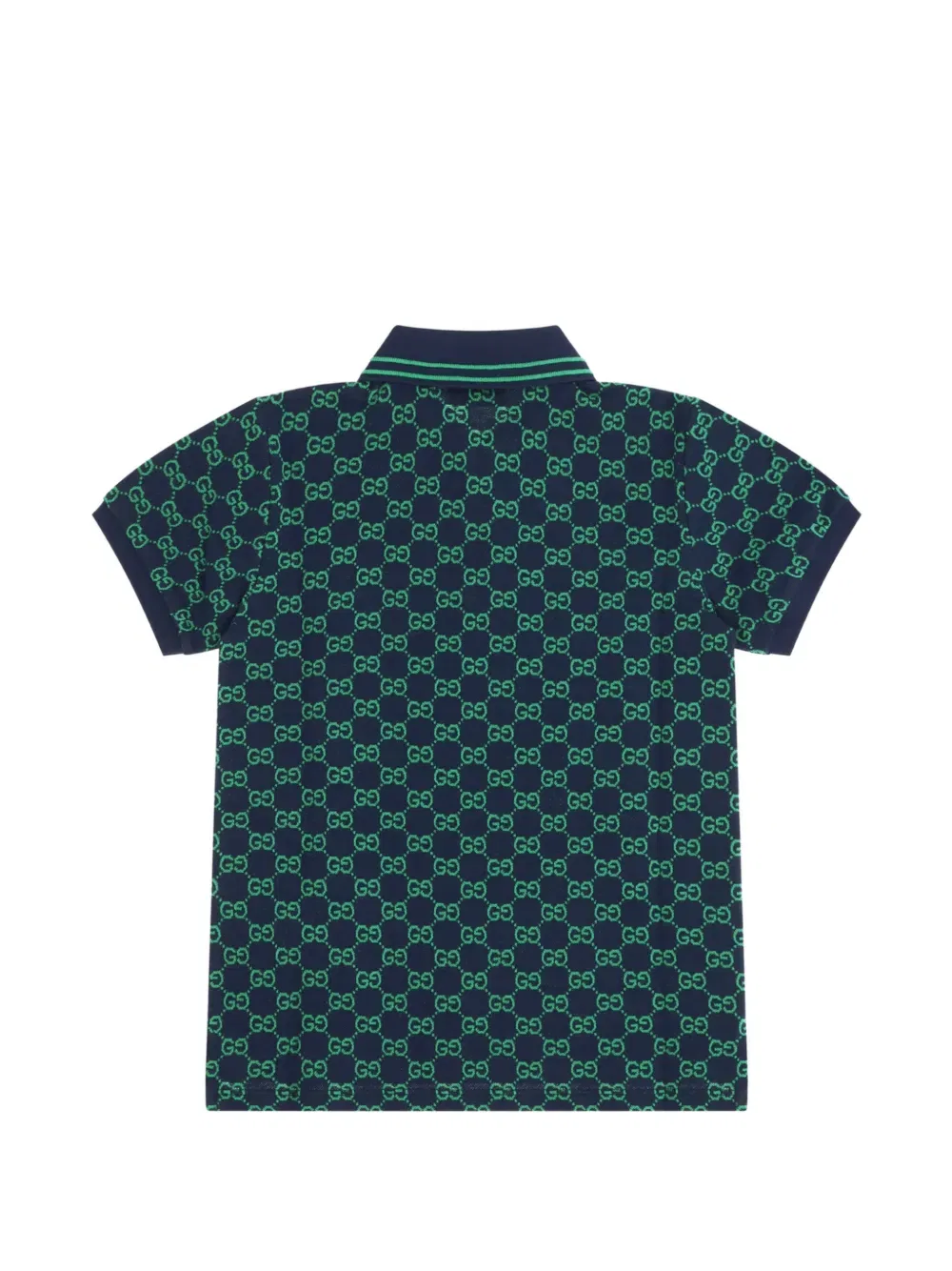 Футболка-поло Gg Supreme Gucci Kids, синий — фото 2
