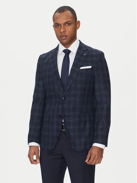 

Пиджак slim fit H-Hutson-233 50535057 Boss, синий