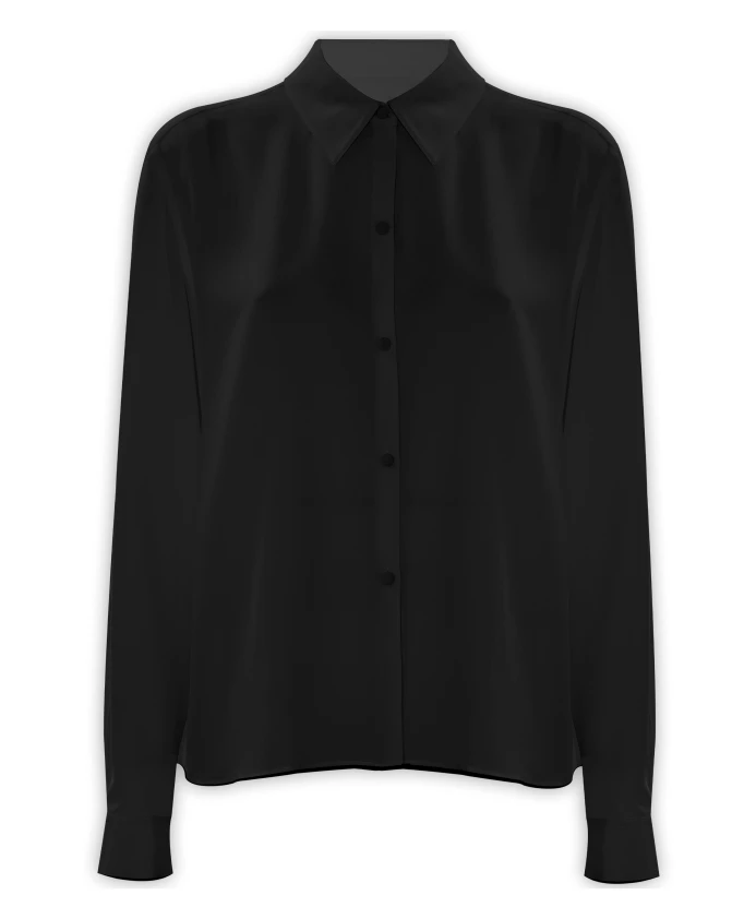 

Рубашка с длинными рукавами и застежкой на пуговицы. Kocca, черный