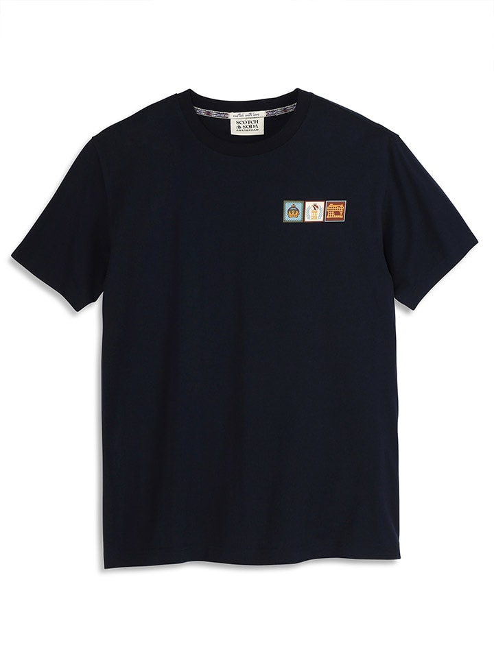 

Футболка Scotch & Soda, темно-синий