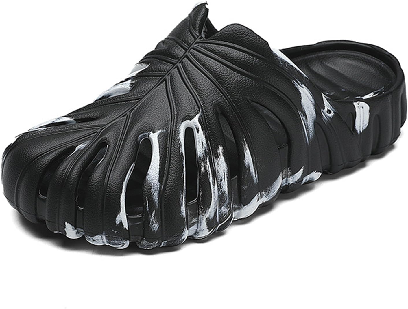 

MECH-ENG Мужские и женские садовые сабо, универсальная обувь для дома и улицы, классические тапочки, камуфляжные пляжные сандалии с поддержкой свода стопы, черный