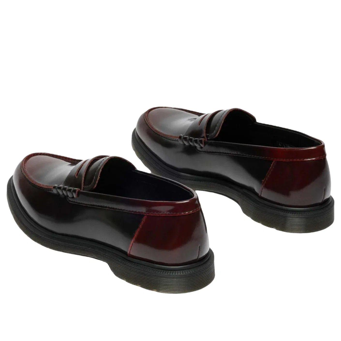 Лоферы Dr. Martens Mayfare, цвет «вишнево-красный» — фото 4