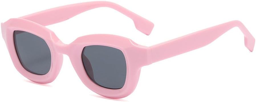 

Женские солнцезащитные очки в стиле ретро, ​​круглые, модные, для активного отдыха, с градиентным переходом цвета, мужские солнцезащитные очки с заклепками HVTVTLA, Pink Grey