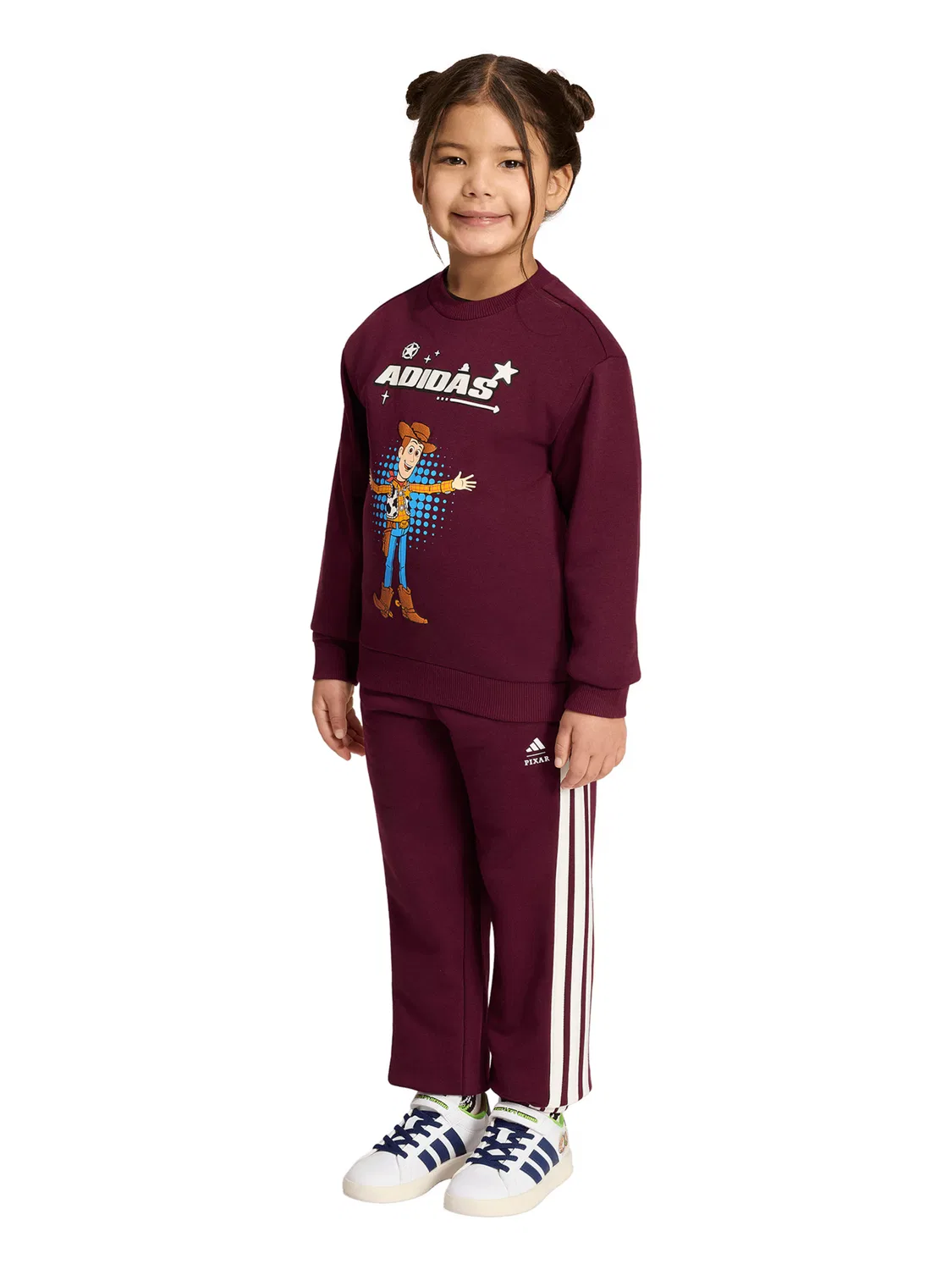 Спортивный комплект Adidas Sportswear темно-красного цвета — фото 2