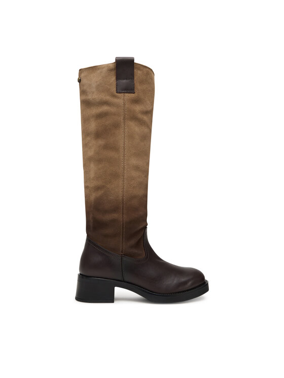 Женские сапоги Steve Madden Banner кожаные с градиентом, светло-коричневый