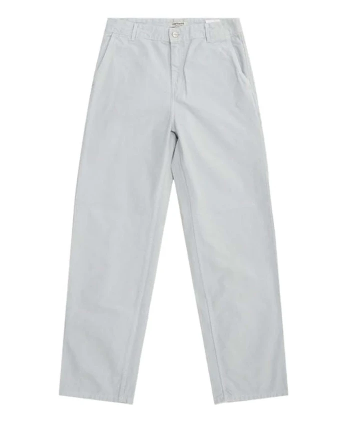 

Прямые длинные брюки W с пирсингом Carhartt Wip, серый
