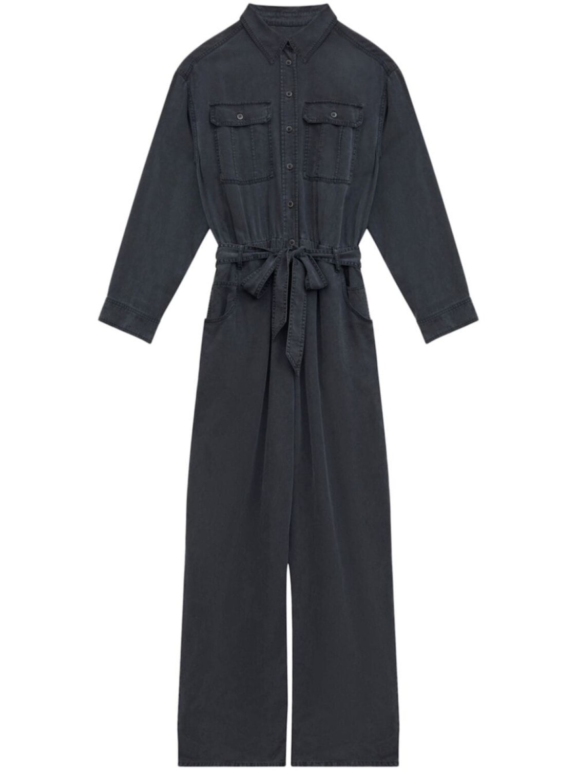 

MARANT ÉTOILE джинсовый комбинезон с длинными рукавами, серый