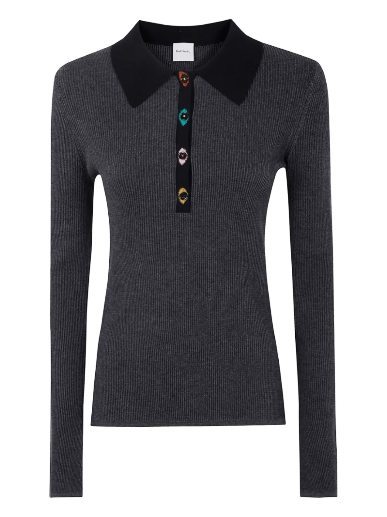 

Ребристый свитер Paul Smith, черный