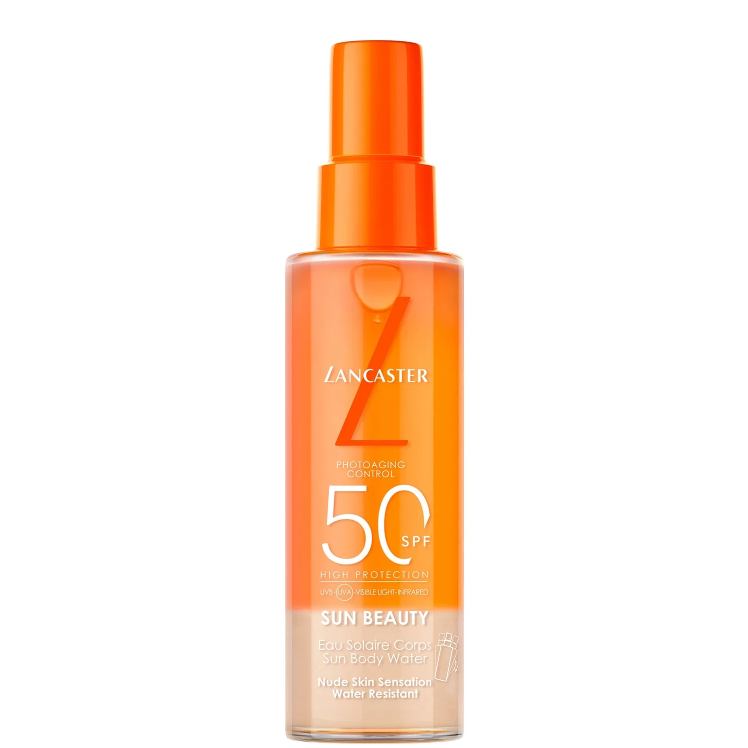 Солнцезащитная вода Sun Beauty SPF 50, 150 мл Lancaster