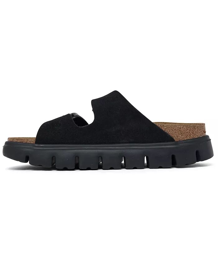 Женские босоножки Arizona из массивной замши и кожи на платформе от Finish Line Birkenstock, черный — фото 3