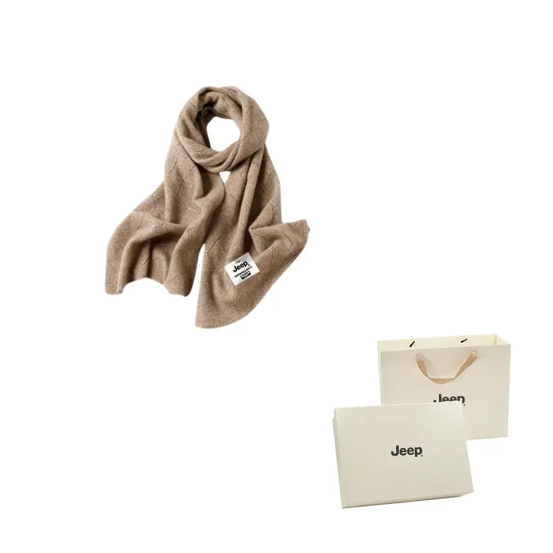 

Шарф из полиэстера Unisex Jeep, черный goat cashmere