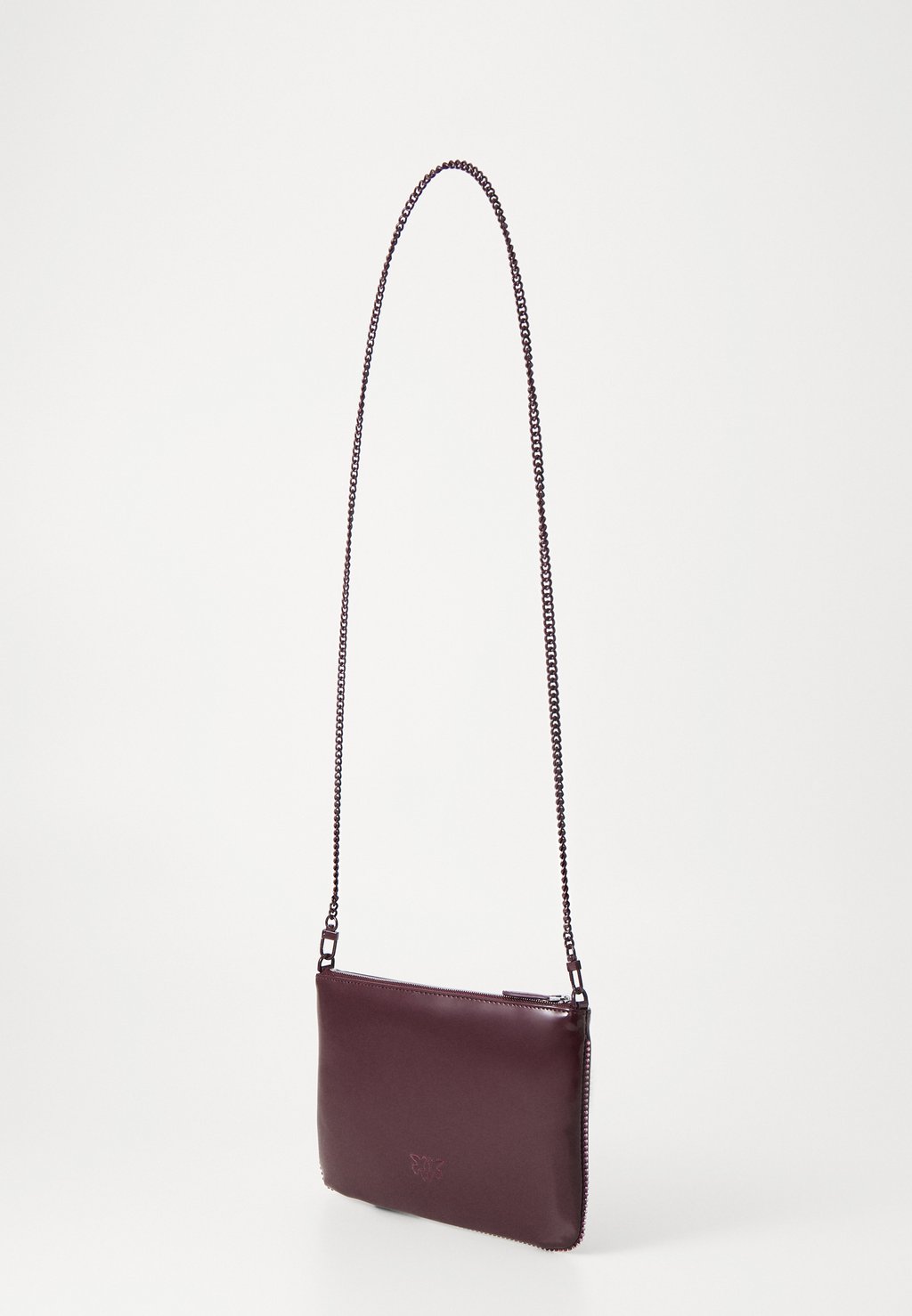 

Клатч FLAT CLASSIC VERNICE PIPING Pinko, коричневый
