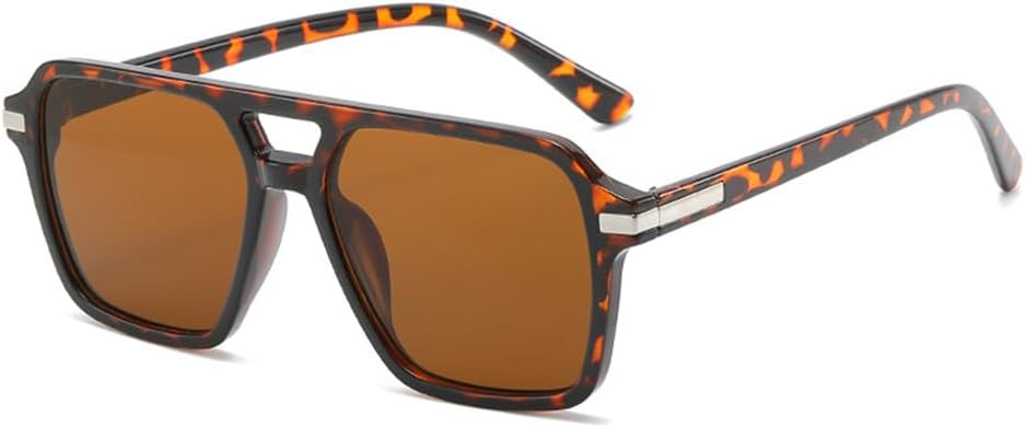 

Солнцезащитные очки с двойной перемычкой, мужские и женские, с градиентными линзами и защитой от УФ-излучения UV400, для занятий спортом на открытом воздухе, бега и путешествий UYPTK, Leopard Tea